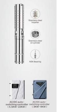 4DSC-A/D Series – High Power AC/DC Industrial Solar Pump