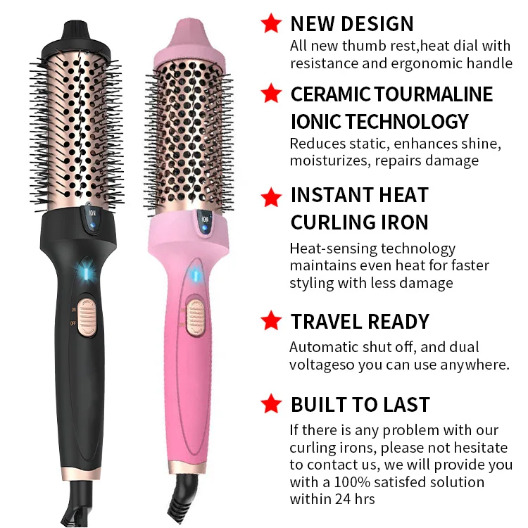 GlideCurl Pro Infrared Ionic Thermal Brush