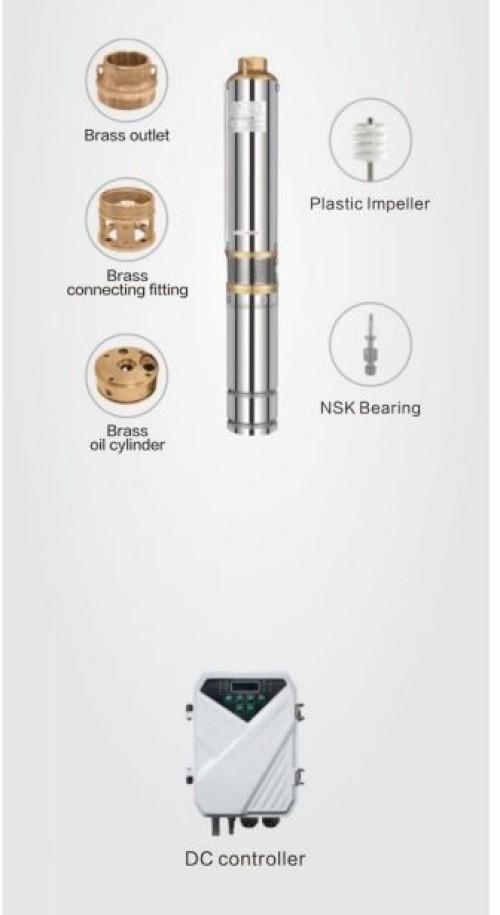 2DPC Series – 2" DC Brushless Solar Water Pump