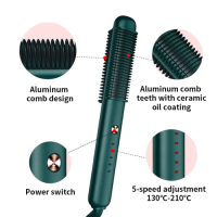 GlideStyle Pro Ionic PTC Hair Straightening Comb